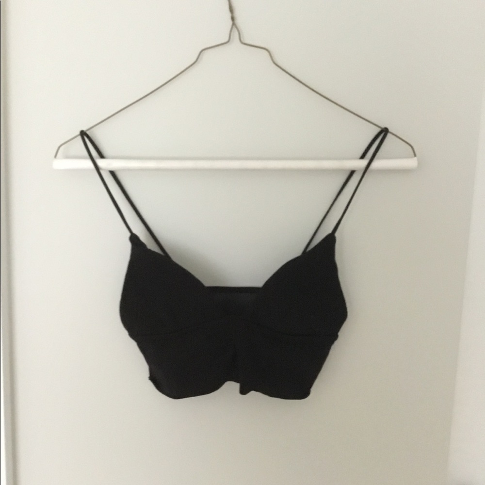 Black bralette